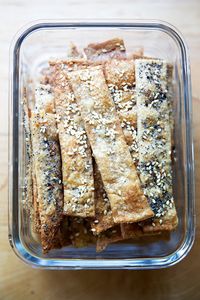 Easy Sourdough Discard Crackers | Alexandra's Kitchen