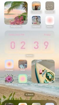 based on homescreens from pinterest