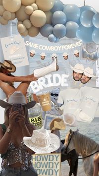 Shop now at our Etsy store!! Coastal Cowgirl Bachelorette Party 🐮🐚🤍  Decor Ideas #bacheloparty #bachelorettetheme #bachelorettepartyideas #coastalcowgirl