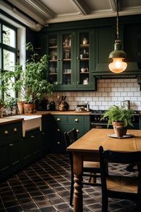 Refresh Your Kitchen With Green Cabinets — Suite Minded