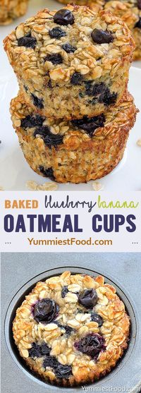 Healthy blueberry oatmeal muffins! Hard to believe they are light..