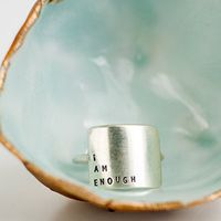 Statement Ring | Inspirational | Minimalist Ring | Sterling Silver | Gold | Rose Gold