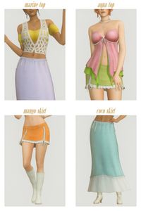 Discover the Sims 4 tops and skirt CC at number 30 on my ultimate list of Sims 4 CC clothes packs! This collection features Maxis Match clothing CC and hair CC for your female Sims, keeping your game fresh with the latest Sims 4 CC packs. It includes fantastic Sims 4 outfits for both male and female Sims, ranging from dresses CC, sleepwear CC, and activewear CC to underwear CC and more. Suitable for all ages, from Sims 4 infants and toddlers to kids and adults, these finds are simply amazing. I absolutely love these Sims 4 CC items!