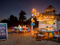 Beach Shack Lighting and Seating