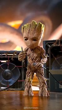 GROOT - GUARDIANS OF THE GALAXY - WALLPAPER ANIMADO - @livtorresec