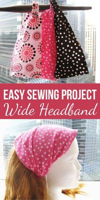 Fabric Headband (Free Sewing Pattern) - Sew Crafty Me