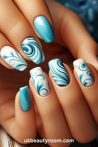 Blue is a popular color in nail art because it has many shades and looks great on all skin tones. This post lists 43 different blue nail designs that showcase the versatility of this color, from subtle pastel blues to vibrant royal blues, providing plenty of inspiration for your next manicure.