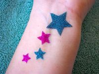 Glitter Tattoos -- Parent Approved