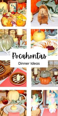 Get our cozy fall Pocahontas menu perfect for a gathering with friends & family. We share all the recipes and tablescape & decor ideas you need to host this dinner or Pocahontas movie night for your friends and family.