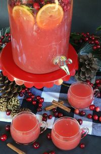 Easy Cranberry Orange Holiday Punch - Mom Endeavors