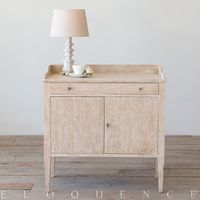 Free Shipping on Eloquence® Grande St. Lucia Nightstand in White Pepper Finish. The Eloquence® Grande St. Lucia Nightstand is a charming, Gustavian-inspired piece. The petite scale makes it an extremely practical and useful storage piece. The front two doors are decorated with a simple reed pattern and the delicate tray table top give this piece an authentic touch. Our St. Lucia Nightstand is hand painted in a light, airy finish as so often was done with to traditional Gustavian furniture so ...