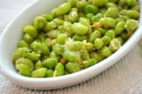 Crispy Parmesan Edamame