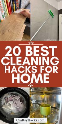 Try these do-it-yourself cleaning hacks that cover every corner of your home. We have great cleaning tips and tricks for your kitchen, bathroom, living room, and more. Enjoy these cleaning ideas!