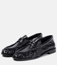 Le Loafer leather loafers in black - Saint Laurent | Mytheresa