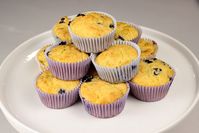 Cake Mix Blueberry Muffins