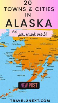 Alaska is home to some amazing towns and cities! From the bustling city of Anchorage to the charming town of Juneau, there are so many unique places to explore. Don't forget about Fairbanks, Sitka, and Ketchikan too!