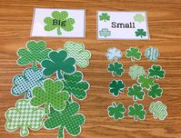 Free Big/Small Shamrock Sort! - The Autism Helper