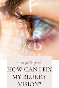 How to solve your blurry vision problems? How to solve your blurry vision problems? People don't have to get used to having blurry vision, not being able to read without glasses, or going to the bathroom at night and bumping into all the furniture in the house. #health #eye #blurryvision #usa #uk #europe #italy #london #men #women #bestsolution for blurryvision #eyesight #ad