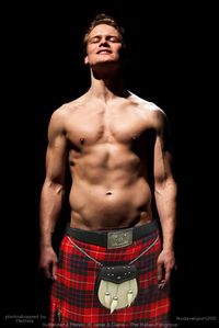 'Kilted' Sam Heughan