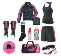 Get ready for your next training !! #soccer #football #outfit #women #pink #nike #adidas #puma