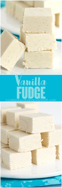 Vanilla Fudge Recipe | Cookie Dough and Oven Mitt