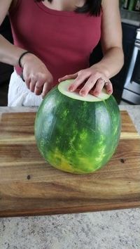 How to Cut Watermelon into Triangles - Homebody Eats