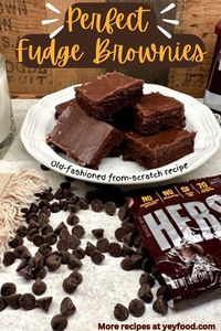 Bake A Great Big Beautiful Batch of Fudge Brownies - yeyfood.com