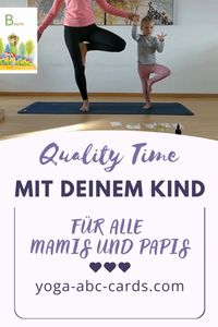 ❤️Eltern & Kind Yoga❤️ Mit den YOGA-ALPHABET Karten mehr ❤️Quality Time❤️ mit deinem Kind erleben.  Die Übungen fördern die Konzentrationsfähigkeit und das Körpergefühl👍 Es immer schön zu sehen, wie intuitiv die Kleinen die Karten annehmen und die abgebildeten Asanas nachturnen.  #kinderyoga #yogafürkinder #kidsyoga #yogaforkids #kinderyogakarten #achtsamkeitfürkinder #yoga #spielidee #yogaabccards #yogaalphabetkarten #yogaalphabet #lesenlernen #elternkindyoga