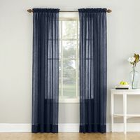 Erica Crushed Sheer Voile Rod Pocket Curtain Panel - No. 918 : Target