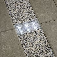 Our durable, 8" glass bricks are built to illuminate the dark corners of your outdoor spaces. Once switched on, these landscape lights are maintenance free; the interior solar panel acts as a renewable source of power for the rechargeable battery and the paver automatically turns on at dusk, providing cool, ambient light every evening. Place them in full sun along driveways, carports, or pathways, and let the daylight do all the work. *For decorative use only. Not intended to be recessed. Should