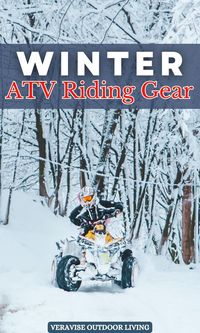 When it comes to ATV riding, there is no such thing as bad weather, only bad gear. If you’re properly dressed for the conditions, then you can ride in comfort no matter what mother nature throws your way. And when it comes to riding in winter conditions, there are a few key pieces of gear that you’ll need in order to stay warm and dry.