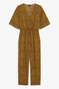 Lightweight jumpsuit - Leopard print - Jumpsuits - Monki GB