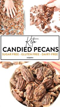 Keto Candied Pecans