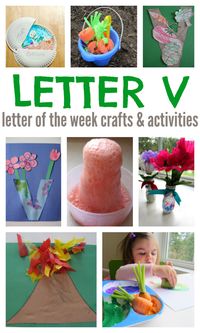 Letter of the week letter v activities!