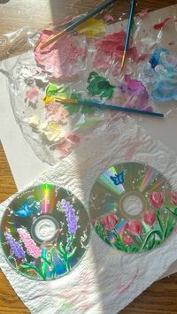 #aesthetic #spring #painting #inspiration #tulips #tulip #lavender #butterfly #cd #paintingcd #art #artist #creative #productive #pastel #wonyoung #kpop #coquette #coquetteaesthetic