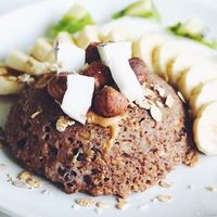 Bowl cake chocolat beurre de cacahuète banane | Planet.fr Femmes