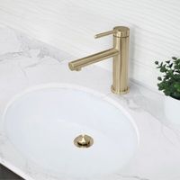 This Stylish Single Handle Basin Bathroom Faucet is the perfect addition to your new bathroom. Rounded edges and a sleek and long spout give your bathroom a modern look. This single-handle bathroom faucet uses top-quality components, including a ceramic cartridge for reliable drip-free use and a best-in-industry aerator to reduce water waste without compromising pressure. Made from 100% stainless steel, it is durable and long-lasting. Designed for a single-hole installation, it comes with hot-co