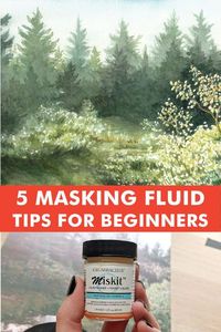 Get a behind the scenes look at how I create landscapes with watercolor paint and masking fluid. Find out how my landscape illustrations come out looking like this. If you are a beginner watercolor artist this how-to is for you. Beginner watercolor tips | Watercolor painting technique | #watercolor #painting #paintingtips #arttips #natureillustration #watercolorillustration #artblog