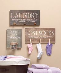 Laundry Room Wall Hangings | The Lakeside Collection