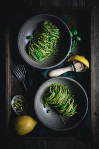 Bucatini Pistachio Pesto | Adventures in Cooking