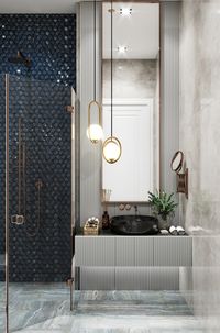 Interior design of Bathroom.Located in Baku, Azerbaijan on Behance