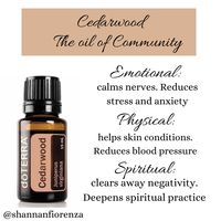 doTerra cedarwood, essential oils, essentail oils and emotional well being, doTerra