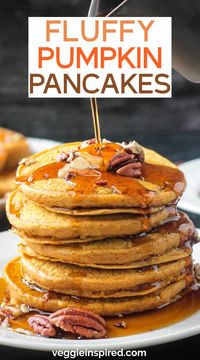 Vegan Pumpkin Pancakes