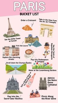 Planning your first trip to Paris? Discover the must-do activities in the City of Light, from visiting iconic landmarks to enjoying delicious pastries. Check out these helpful tips to make your visit unforgettable! #ParisTravel #FirstTimeInParis #ExploreParis #TravelTips #CityOfLight