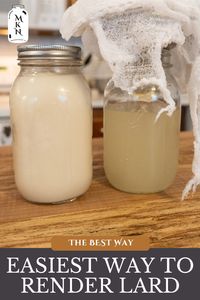 I choose to render lard with the slow cooker method because the stovetop or in the oven causes spattering and messes. Learn how to make rendered lard in your Crockpot or Instant Pot, and which sources are best for soaps and which is best for cooking (there is a difference!). #lard #renderinglard