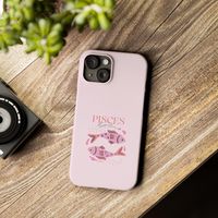 Pisces Phone Case, Celestial Phone Case, Astrology Zodiac Phone Case, Horoscope Phone Cover for iPhones 11,12,13,14,15 and their varieties by EbrinaDesigns on Etsy