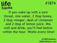 Sore throat remedy that ACTUALLY works! by liz