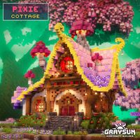 I build this minecraft fairy house! Support my work on patreon and requests my builds as a benefit.