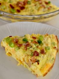 Cottage Cheese Quiche is a delicious and simple crustless quiche recipe made with whole eggs blended with cottage cheese. Add in your favorite toppings and enjoy a high protein breakfast that's a great variation to traditional quiche.