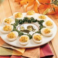 Garlic Deviled Eggs